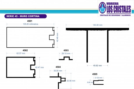 SERIE 45 MURO CORTINA